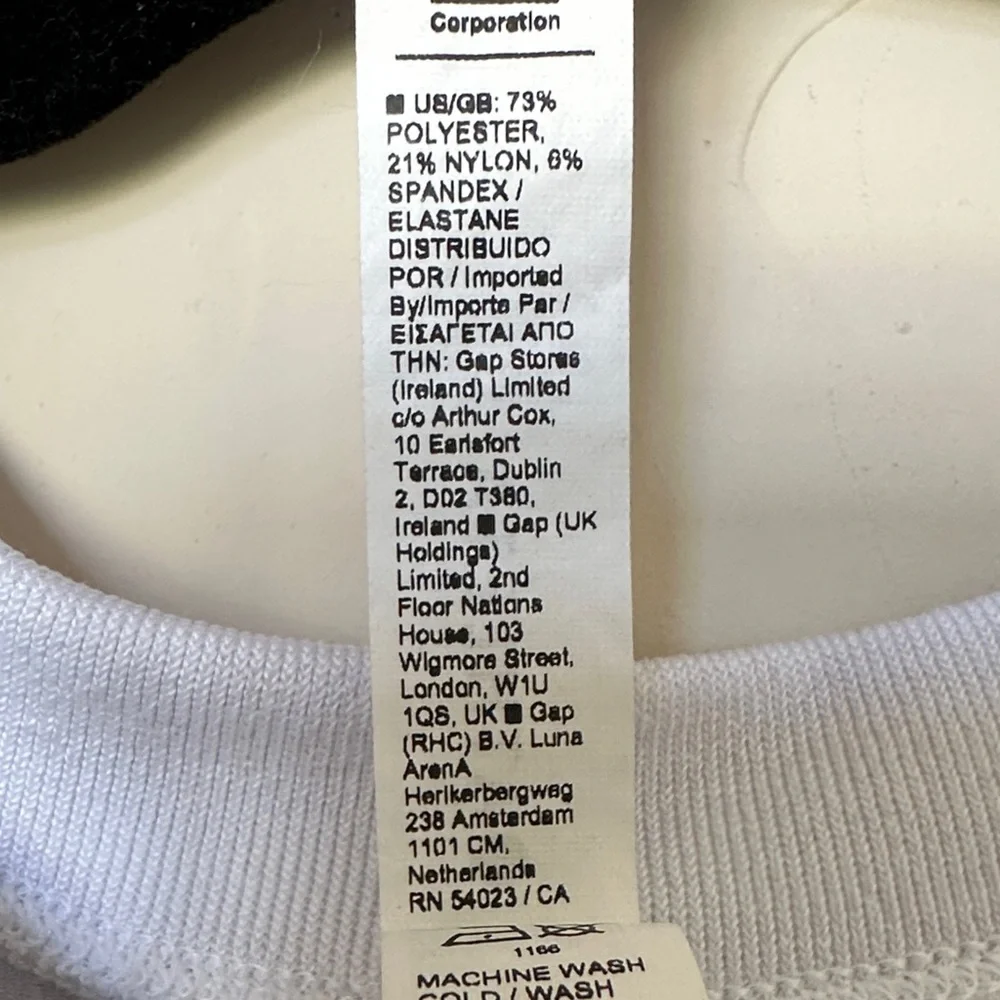 Athleta Ribbed White Tank Top - Picture 5 of 5